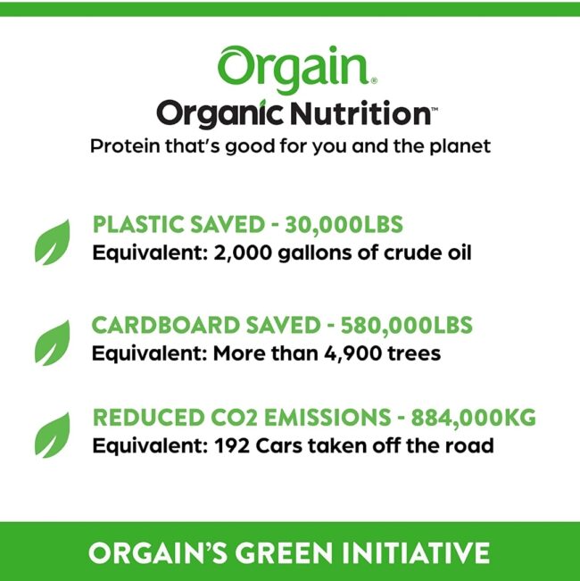 Orgain Organic Creamy Chocolate Fudge Protein Powder