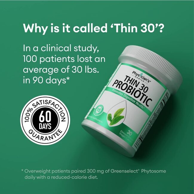 Physician's Choice Thin 30 Probiotic