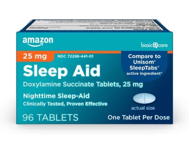 Amazon Basic Care Sleep Aid Tablets