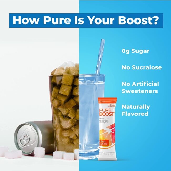 Purebosst Clean Energy Drink Mix & Immune System Support