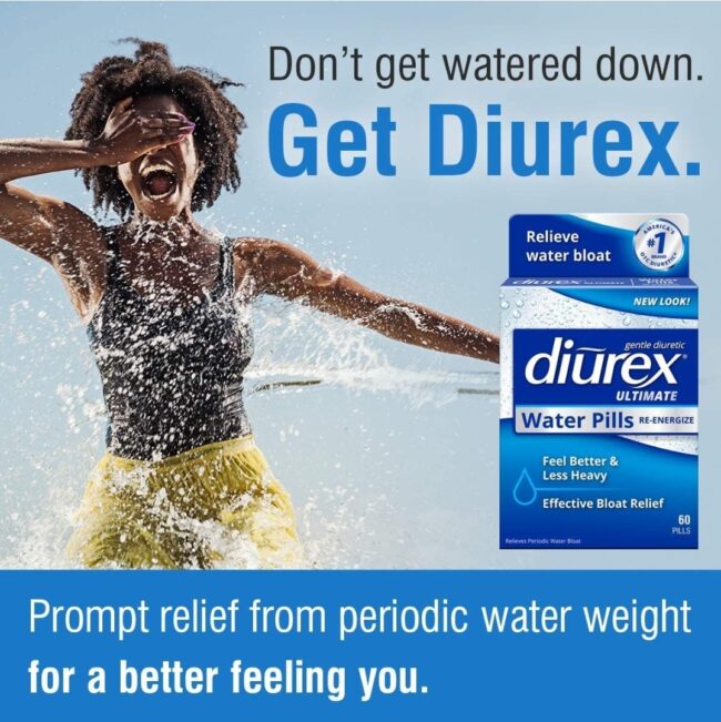 Diurex Ultimate Water Pills Re Energize Relieve Water Bloat