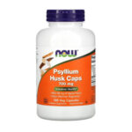 Now Foods Psyllium Husk Caps 700mg Intestinal Health