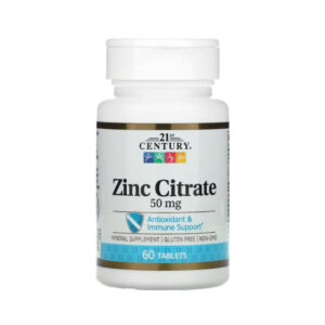 21st Century Zinc Citrate 50mg - Antioxidant & Immune Support