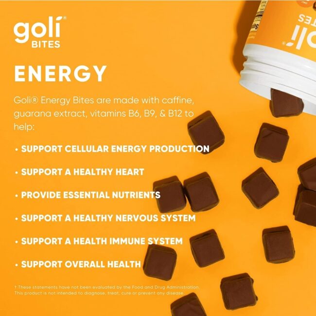 Goli Nutrition Energy Bites - Convert Food into Cellular Energy