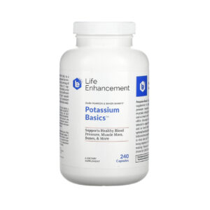 Life Enhancement Potassium Basics - Support Healthy Blood Pressure, Muscle Mass, Bones