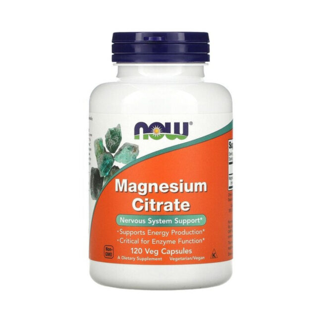 Now Foods Magnesium Citrate - Nervous System Support & Support Energy Production