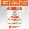 The Genius Brand Genius Mushrooms - Immune System Booster & Nootropic Brain Supplement