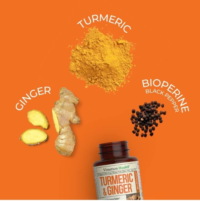 Vimerson Health Turmeric & Ginger - Reduce Occasional Joint Discomfort