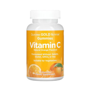 California Gold Nutrition Vitamin C Gummies Natural Orange Flavored
