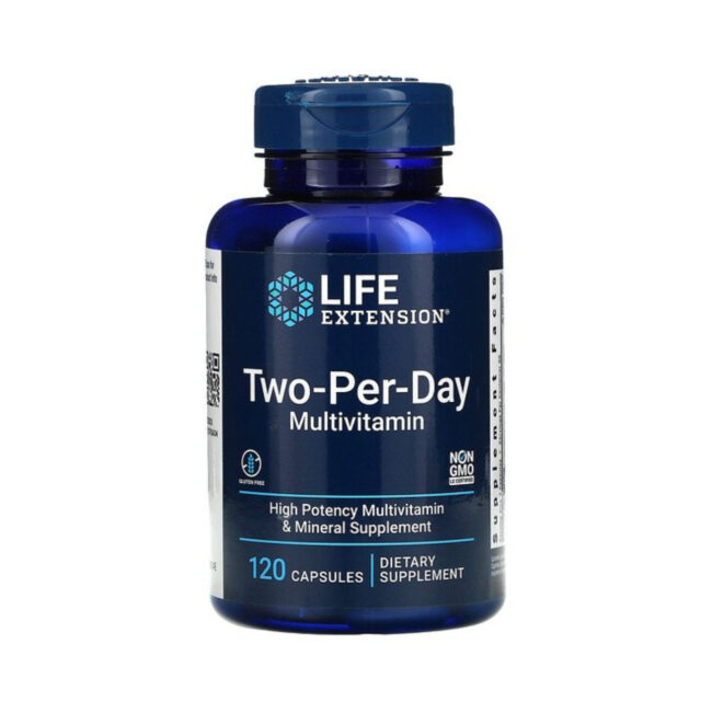 Life Extension Two-Per-Day Multivitamin - High Potency Multivitamin & Mineral Supplements