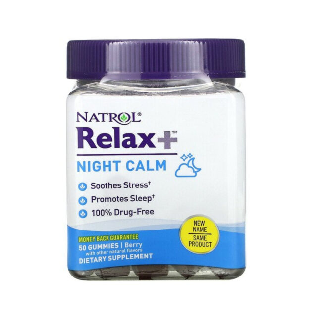Natrol Relax + Night Calm - Soothes Stress & Promotes Sleep