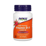 Now Foods Vitamin D3 2,000 IU - Maintain Strong Bones & Support Immune System