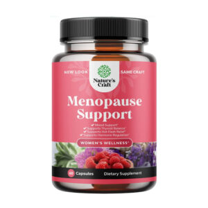 Natures Craft Menopause Support - Perfect for Hormonal Balance, Night Sweating & Hot Flashes Menopause Relief