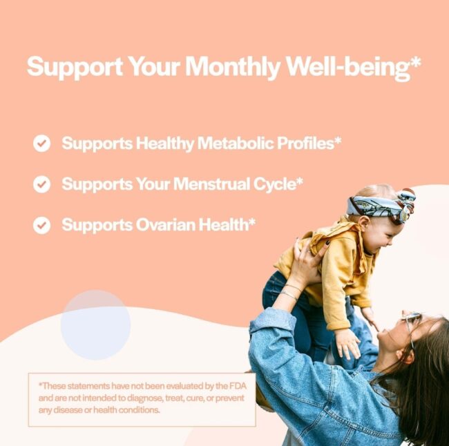 Wholesome Story Myo & D-Chiro Inositol - Hormonal Balance & Healthy Ovarian Function Support for Women