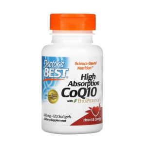 Doctor's Best High Absorption CoQ10 with Bioperine 100mg - Heart & Energy