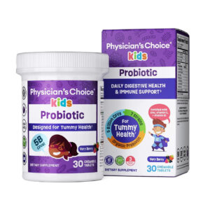 Physician's Choice Kids Probiotic - 7 Diverse Strains, Organic Prebiotics, Vitamin & Minerals - Immune & Digestion Support - No Allergens or Artificial Dyes