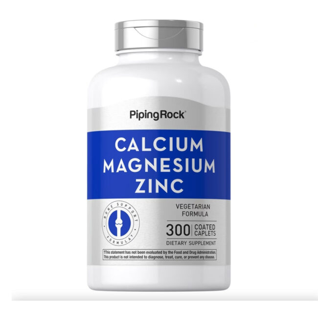 Piping Rock Calcium Magnesium Zinc - Support Immune System