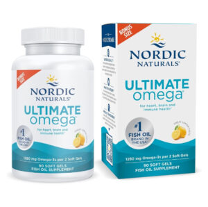 Nordic Naturals Ultimate Omega 3 with EPA & DHA Promotes Brain, Heart Health