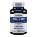 PipingRock Brain Up with L Theanine, Bacopa & Vitamin B12